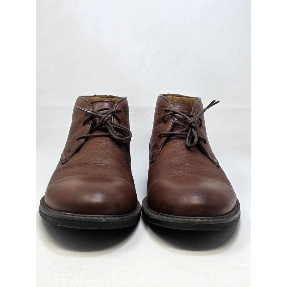 Johnston & Murphy XC4 Boots Mens Size 10M Brown Leather Chukka Waterproof Casual